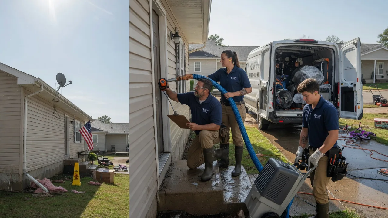 Ceiling Water Damage Restoration in Hendersonville, NC near me